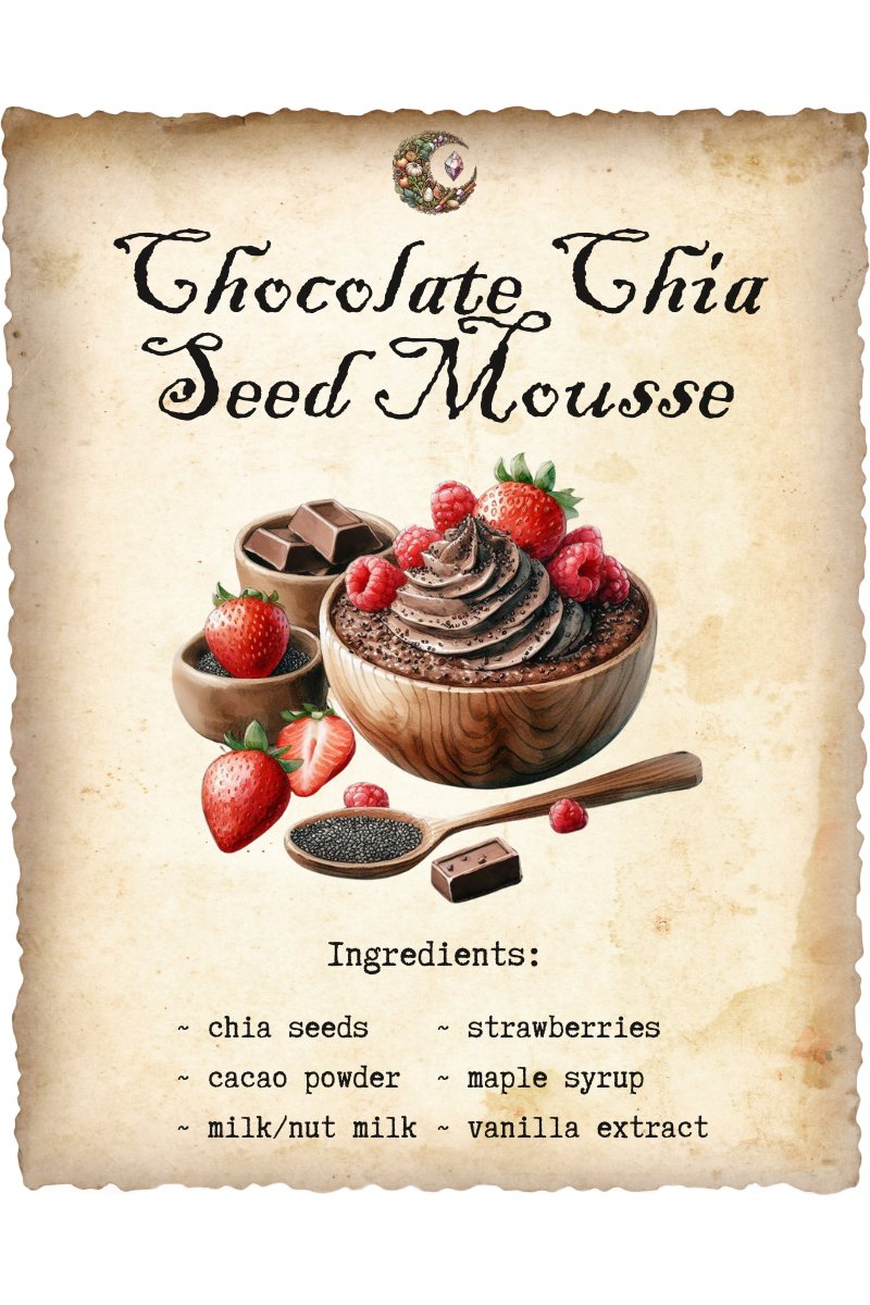 Chocolate Chia Seed Mousse